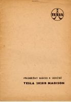 Tesla 2828b - Navod k udrzbe 